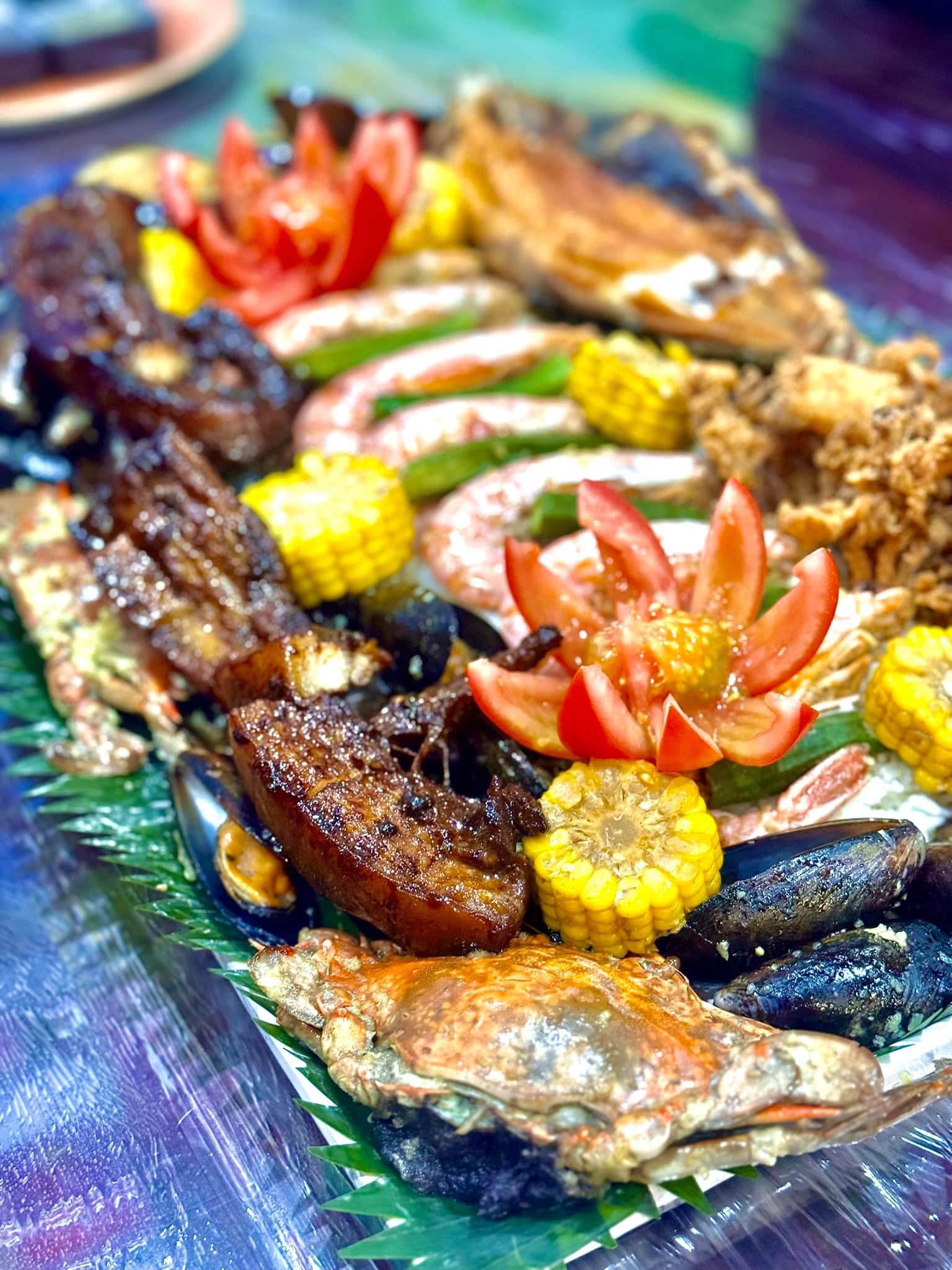 Hapag Filipino cuisine catering setup